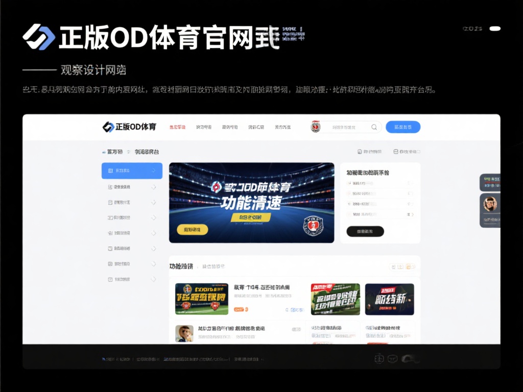 那个是OD体育官网?如何识别正版网站并安全使用 (什么是OD体育官网?如何识别正版网站并确保安全使用?) 观察网站设计与内容
正版OD体育官网在界面设计上