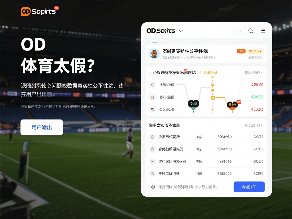 对于“OD体育太假”的质疑，核心问题集中在数据的真